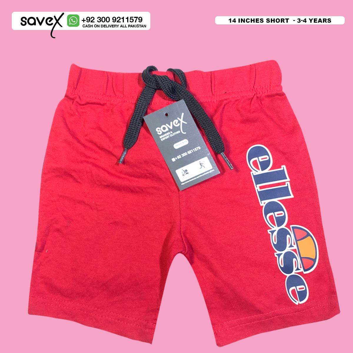 Kids 14 Inches Shorts 3-4 Years-13